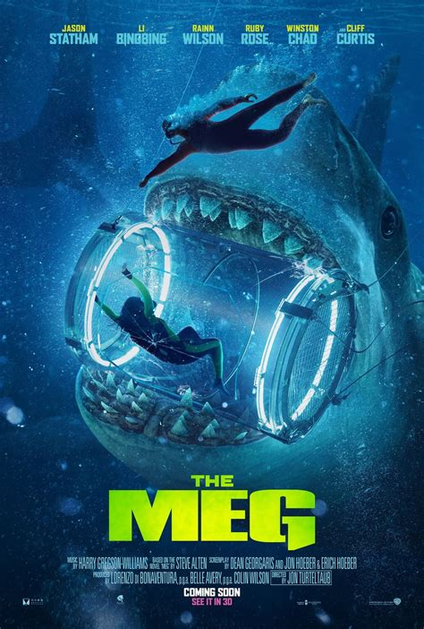 cast of the meg|megalodon shark movie.